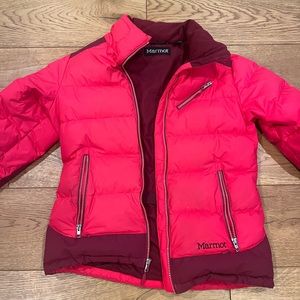 Rarely used, detachable hood, marmot Womens jacket